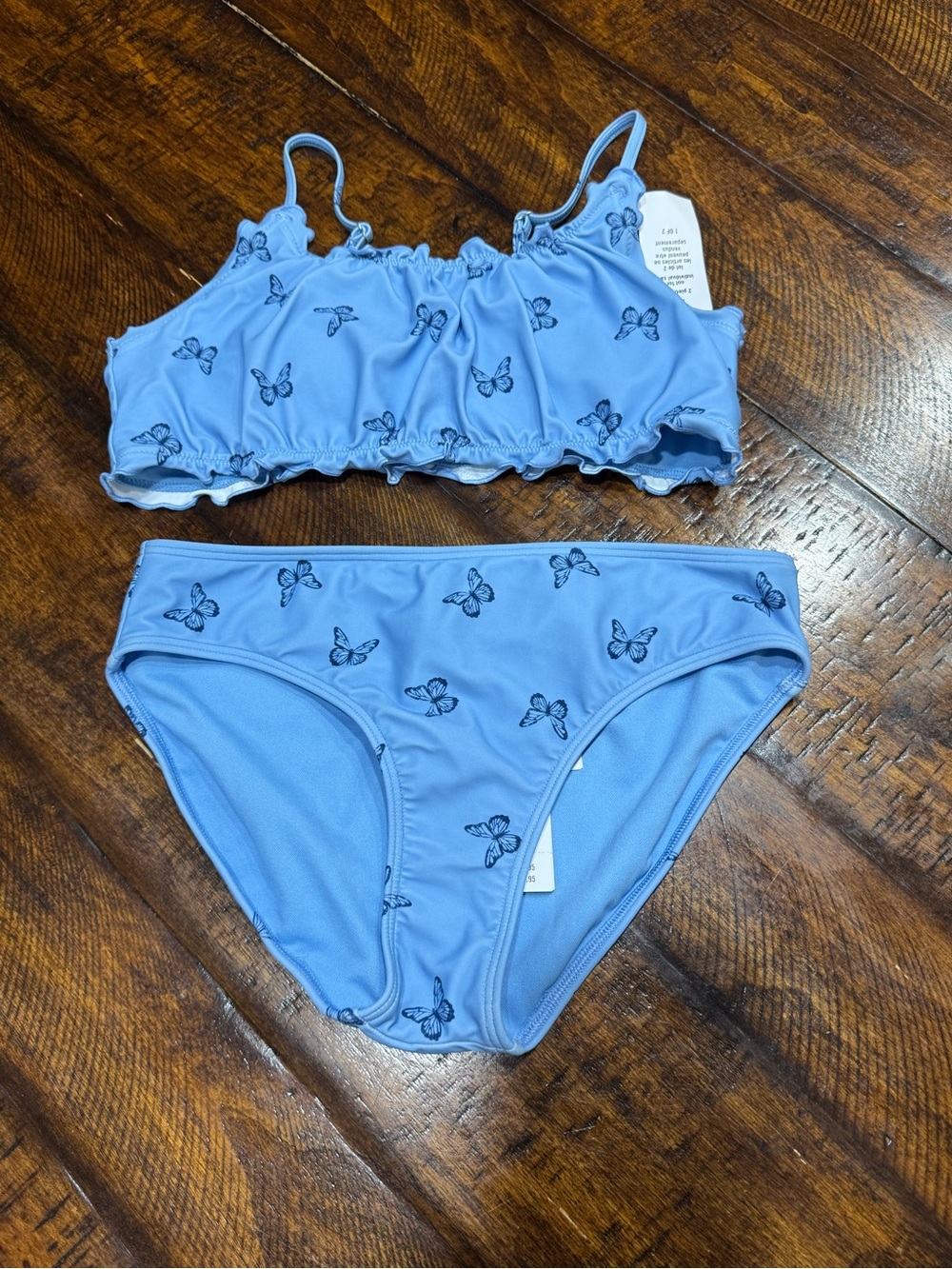 Abercrombie Girls' Light Blue Butterfly Bikini